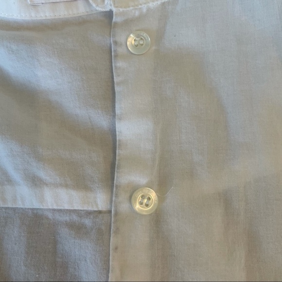 See by Chloe Off White Ruffled Button Down Shirt - Picture 10 of 10